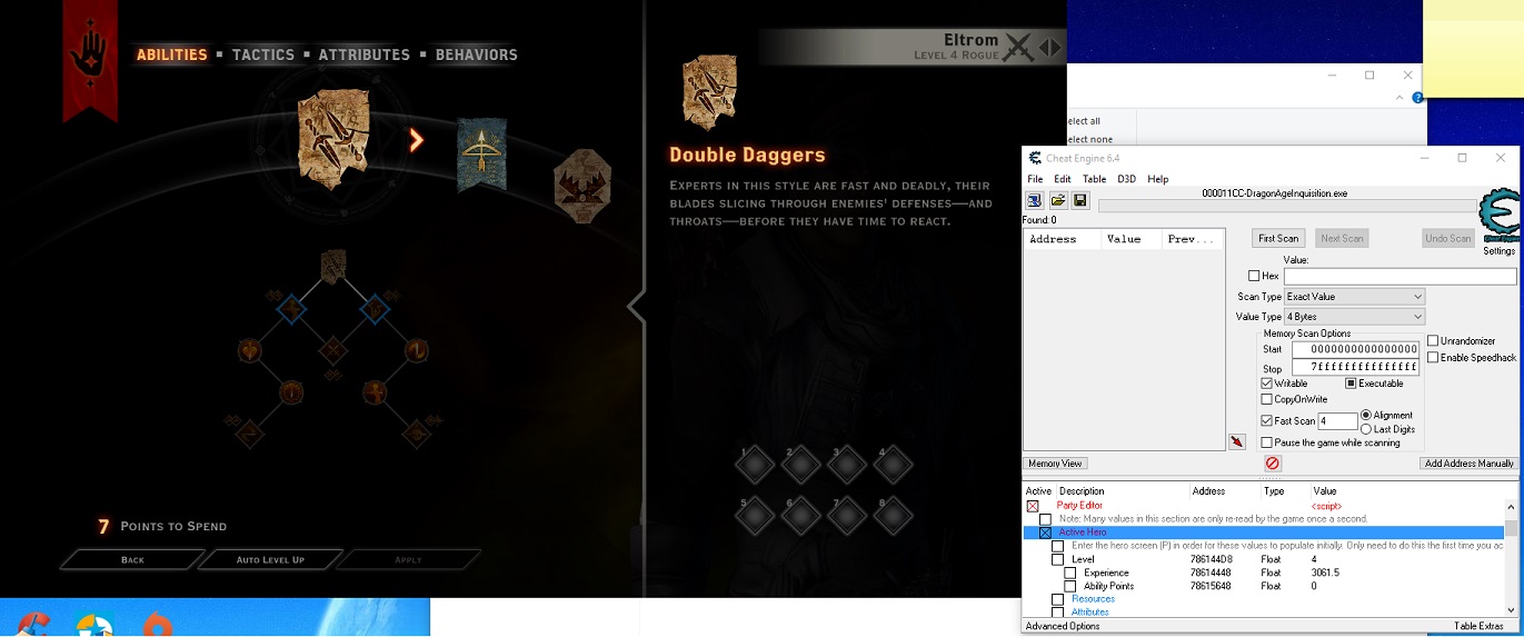 dragon age origins cheat engine