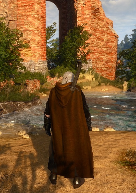 the witcher 3 hood and cape mod