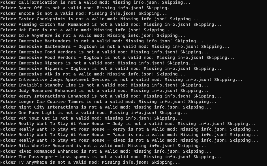 All Mods Downloaded And Installed Are Inside Of Folders Preventing Me ...