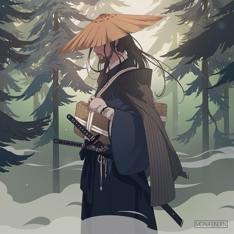 HD-wallpaper-ronin-forest-hat-illustrations-japan-katana-man-mist-samurai.jpg